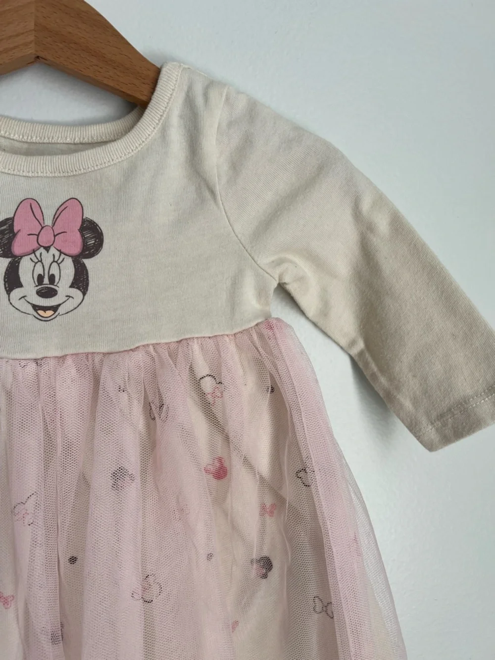Disney | Baby 2 PCS Minnie Mouse Peplum Tulle & Pink Pants Set #508225-00 3-6M